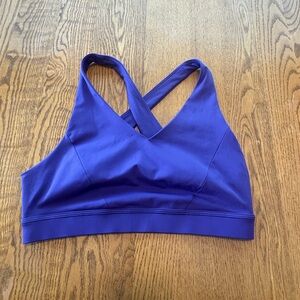 Lululemon Purple Crisscross Back Sports Bra Size 10